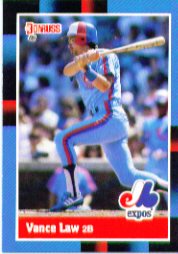 1988 Donruss Baseball Cards    212     Vance Law